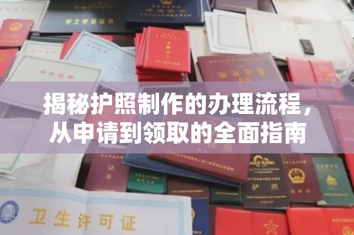 安源揭秘护照制作的办理流程，从申请到领取的全面指南