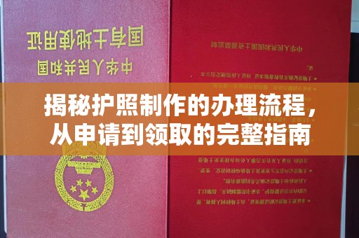 安源揭秘护照制作的办理流程，从申请到领取的完整指南