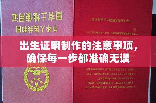 安源出生证明制作的注意事项，确保每一步都准确无误