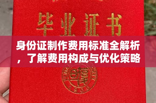 安源身份证制作费用标准全解析，了解费用构成与优化策略